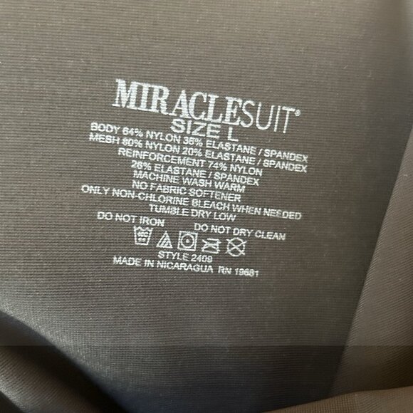 Miraclesuit High Waist Thigh Slim Shaper Size L women's - black - Picture 11 of 12